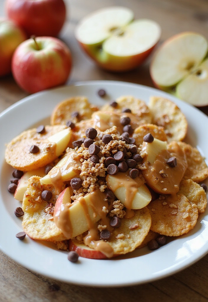 18 Healthy Snacks Your Kids Will Actually Want to Eat (Number 8 Is a Game-Changer!) - 7. Apple Nachos
