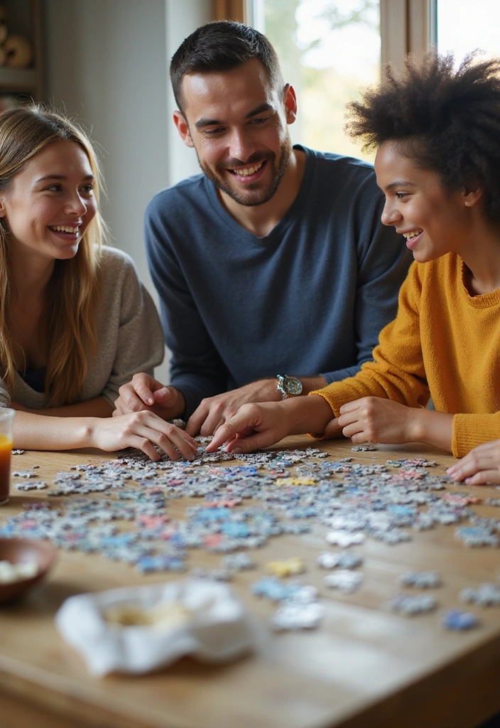 20 Family Bonding Activities That Will Bring You Closer Together (Try #15 This Weekend!) - 14. Puzzle Night