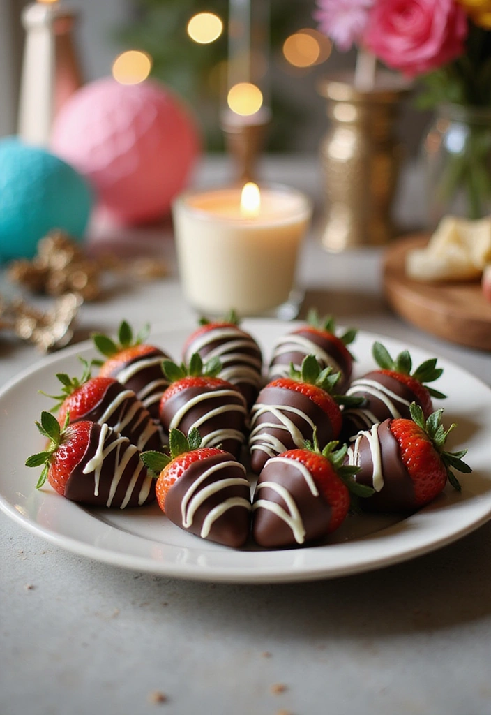 18 Healthy Snacks Your Kids Will Actually Want to Eat (Number 8 Is a Game-Changer!) - 17. Chocolate-Dipped Strawberries