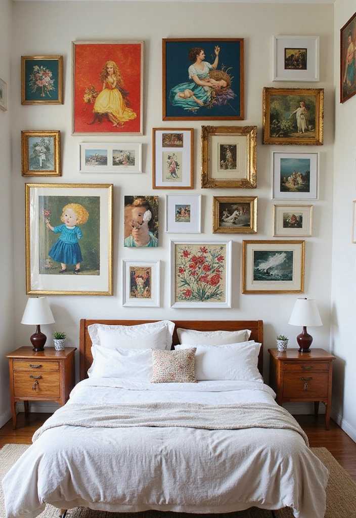 18 Cozy Bedroom Makeovers That Will Turn Your Space into a Dream Retreat! - 12. Personal Touches with Art