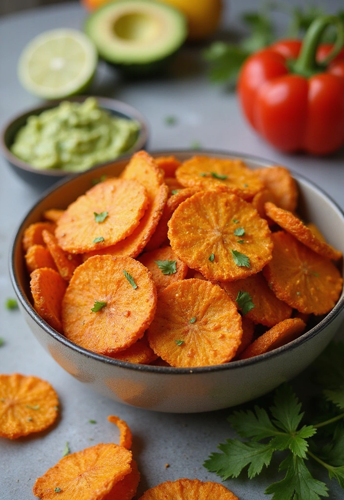18 Healthy Snacks Your Kids Will Actually Want to Eat (Number 8 Is a Game-Changer!) - 8. Sweet Potato Chips
