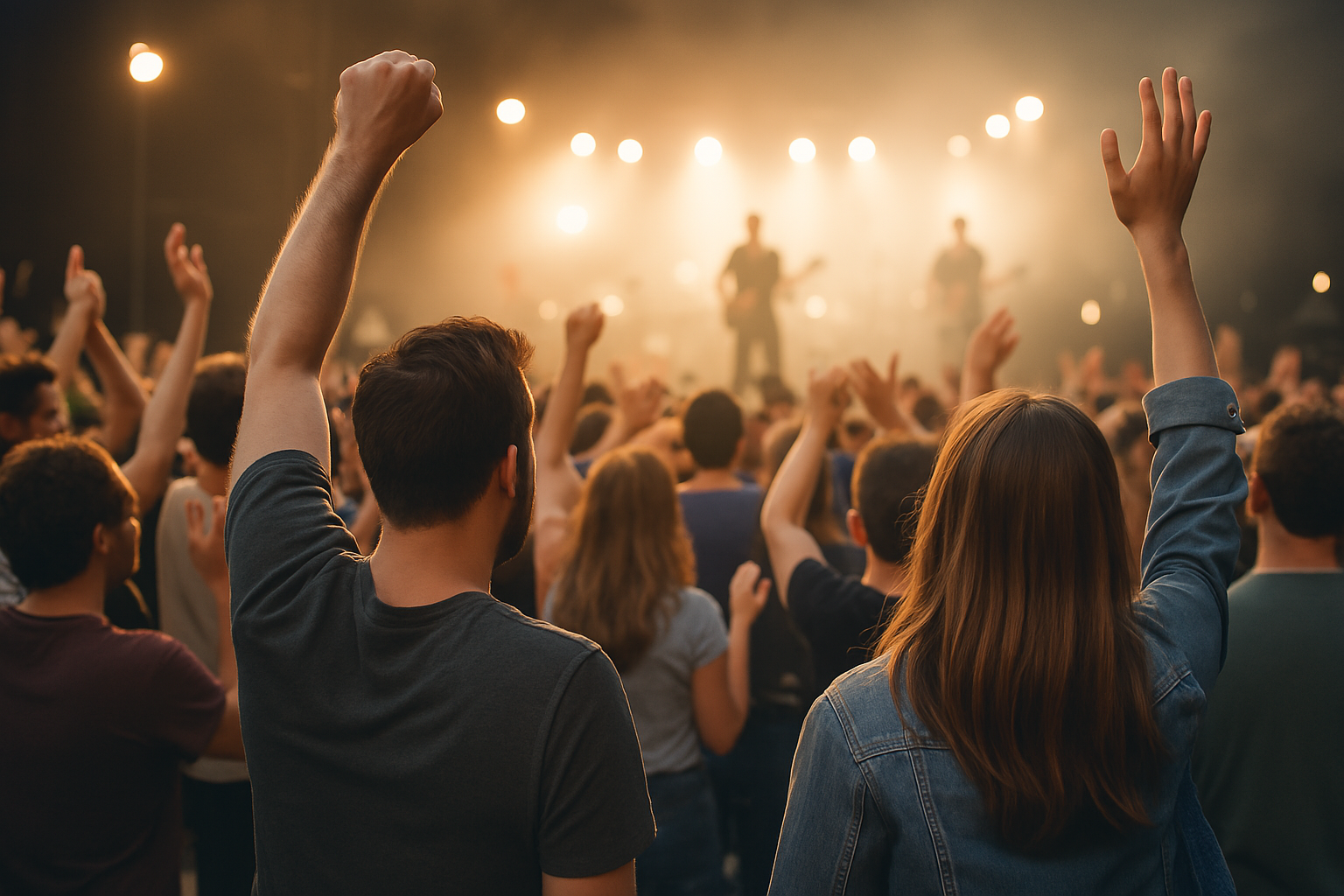 Preparing for a concert